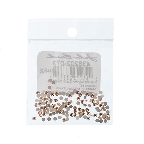 Preciosa Maxima Czech Crystal Flat Back 438 11 615 Light Peach