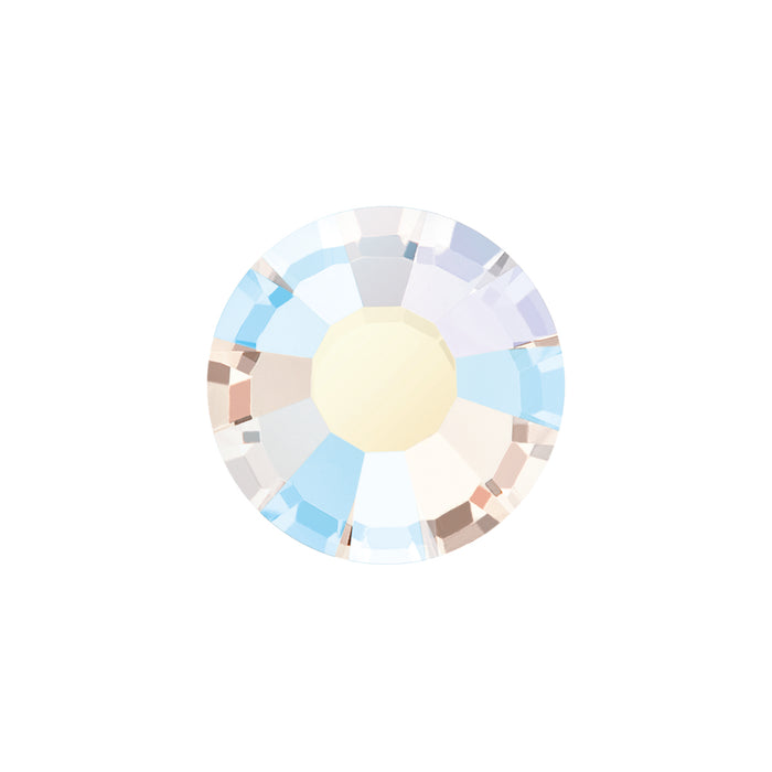 Preciosa Maxima Czech Crystal Flat Back 438 11 615 Light Gold Quartz Aurora Borealis