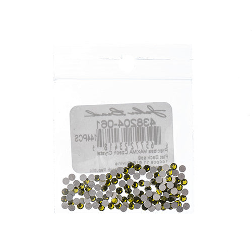 Preciosa Maxima Czech Crystal Flat Back 438 11 615 Olivine