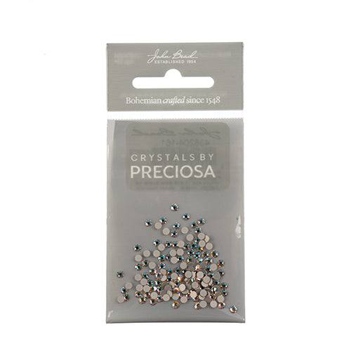 Preciosa Maxima Czech Crystal Flat Back 438 11 615 Gold Quartz Aurora Borealis