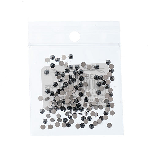 Preciosa Maxima Czech Crystal Flat Back 438 11 615 Jet Hematite