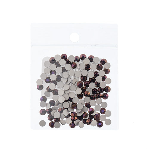 Preciosa Maxima Czech Crystal Flat Back 438 11 615 Jet Brown Flare