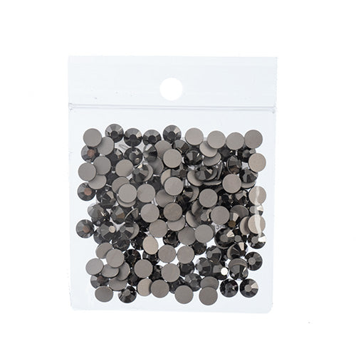 Preciosa Maxima Czech Crystal Flat Back 438 11 615 Jet Silver Flare