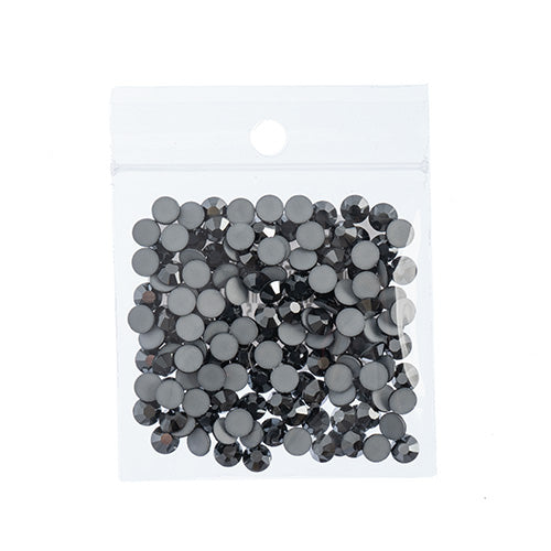 Preciosa Maxima Czech Crystal Flat Back 438 11 615 Jet Hematite