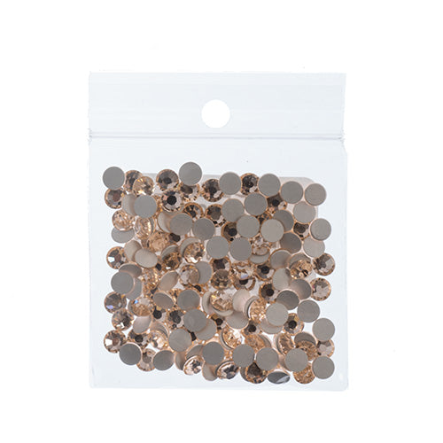 Preciosa Maxima Czech Crystal Flat Back 438 11 615 Gold Quartz