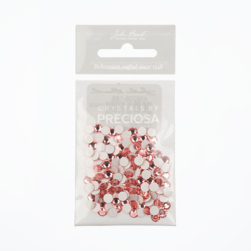 Preciosa Maxima Czech Crystal Flat Back 438 11 615 Rose Peach