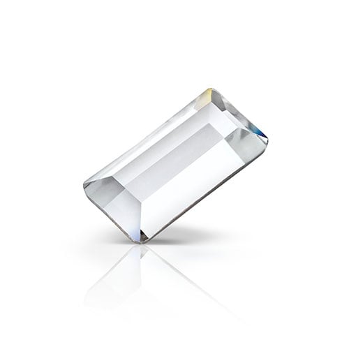 Preciosa Czech Crystal Flat Back Baguette 5x2.5mm 144pcs 438 26 210 Foiled 