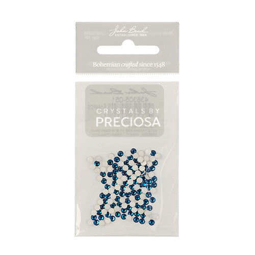 Preciosa Maxima Czech Crystal Flat Back Hotfix 438 11 615 Capri Blue