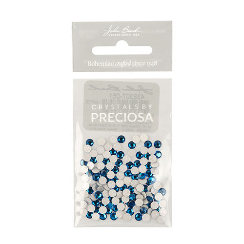 Preciosa Maxima Czech Crystal Flat Back Hotfix 438 11 615 Capri Blue