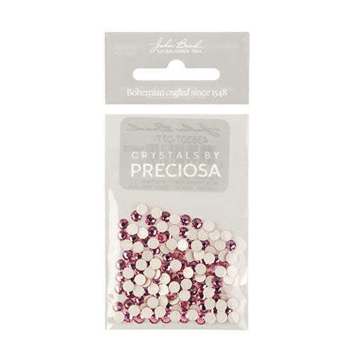 Preciosa Maxima Czech Crystal Flat Back Hotfix 438 11 615 Rose