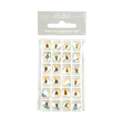 Preciosa Czech Crystal Flat Back Heart 438 18 301 Foiled 