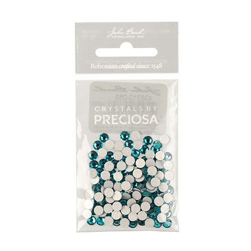 Preciosa Maxima Czech Crystal Flat Back Hotfix 438 11 615 Blue Zircon