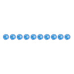 Preciosa Czech Crystal Round Bead Simple 451 19 602 Sapphire