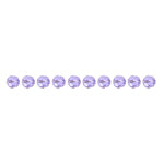 Preciosa Czech Crystal Round Bead Simple 451 19 602 Violet