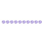 Preciosa Czech Crystal Round Bead Simple 451 19 602 Violet