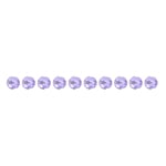Preciosa Czech Crystal Round Bead Simple 451 19 602 Violet