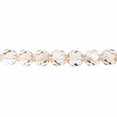 Preciosa Czech Crystal Round Bead Simple 451 19 602 Crystal Honey