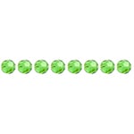 Preciosa Czech Crystal Round Bead Simple 451 19 602 Peridot