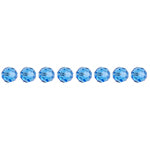 Preciosa Czech Crystal Round Bead Simple 451 19 602 Sapphire