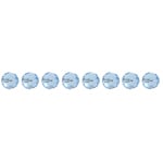 Preciosa Czech Crystal Round Bead Simple 451 19 602 Light Sapphire