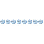 Preciosa Czech Crystal Round Bead Simple 451 19 602 Light Sapphire