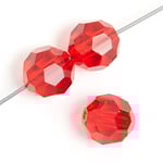 Preciosa Czech Crystal Round Bead Simple 451 19 602 Light Siam