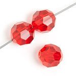 Preciosa Czech Crystal Round Bead Simple 451 19 602 Light Siam