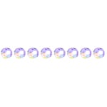Preciosa Czech Crystal Round Bead Simple 4mm 40pcs 451 19 602 Violet Aurora Borealis