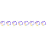 Preciosa Czech Crystal Round Bead Simple 4mm 40pcs 451 19 602 Violet Aurora Borealis