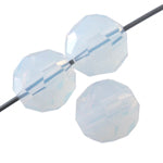 Preciosa Czech Crystal Round Bead Simple 451 19 602 White Opal