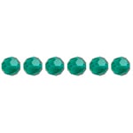 Preciosa Czech Crystal Round Bead Simple 451 19 602 Emerald