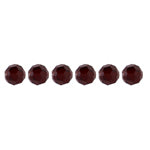 Preciosa Czech Crystal Round Bead Simple 451 19 602 Garnet