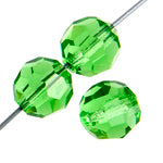 Preciosa Czech Crystal Round Bead Simple 451 19 602 Peridot