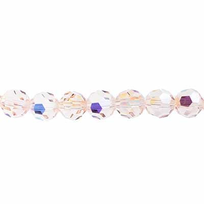 Preciosa Czech Crystal Round Bead Simple 451 19 602 Light Rose