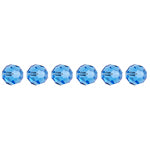 Preciosa Czech Crystal Round Bead Simple 451 19 602 Sapphire