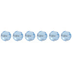 Preciosa Czech Crystal Round Bead Simple 451 19 602 Light Sapphire