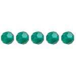 Preciosa Czech Crystal Round Bead Simple 451 19 602 Emerald