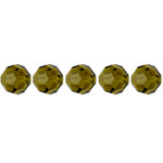 Preciosa Czech Crystal Round Bead Simple 451 19 602 Olivine