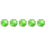 Preciosa Czech Crystal Round Bead Simple 451 19 602 Peridot