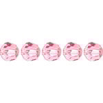 Preciosa Czech Crystal Round Bead Simple 451 19 602 Rose