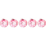 Preciosa Czech Crystal Round Bead Simple 451 19 602 Rose