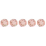 Preciosa Czech Crystal Round Bead Simple 451 19 602 Light Rose