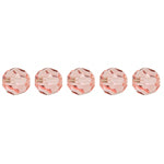 Preciosa Czech Crystal Round Bead Simple 451 19 602 Light Rose