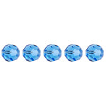 Preciosa Czech Crystal Round Bead Simple 451 19 602 Sapphire