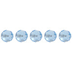 Preciosa Czech Crystal Round Bead Simple 451 19 602 Light Sapphire