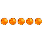 Preciosa Czech Crystal Round Bead Simple 451 19 602 Topaz