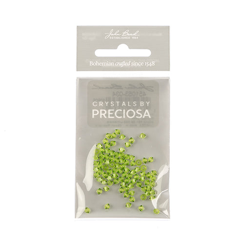 Preciosa Czech Crystal Bead Rondell 451 69 302 Limecicle