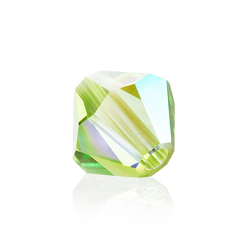 Preciosa Czech Crystal Bead Rondell 451 69 302 Limecicle Aurora Borealis