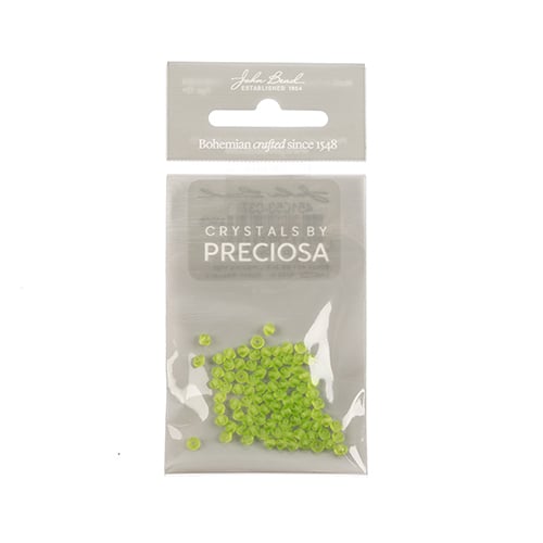 Preciosa Czech Crystal Bead Rondell 451 69 302 Limecicle Matt