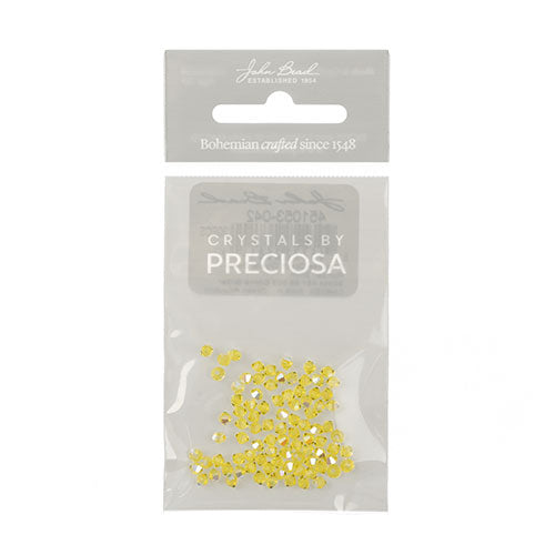 Preciosa Czech Crystal Bead Rondell 451 69 302 Citrine Glitter